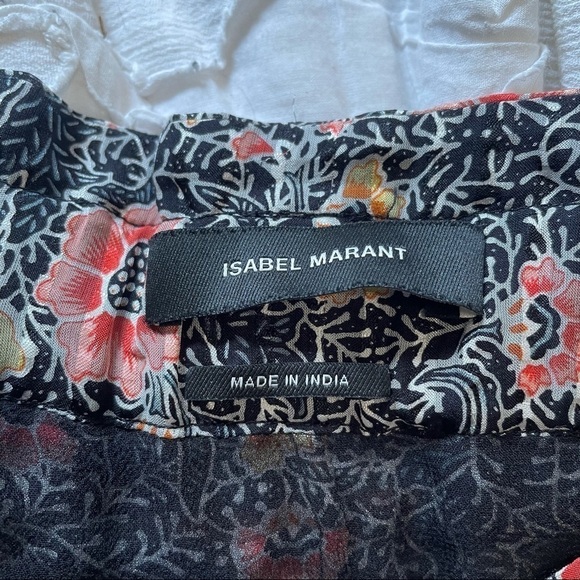 Isabel Marant Silk Patchwork Art to Wear Floral Printed Mini Skirt medium - Picture 7 of 7